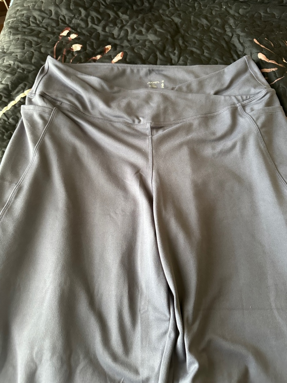 Jockey Wide Leg Pants in Charcoal Gray